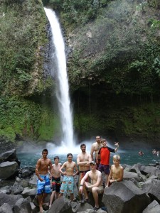 Beautiful Costa Rican waterfall